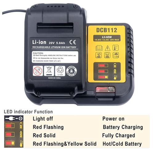 DCB112 – Dewalt Lithium-Ion Battery Charger - Image 3