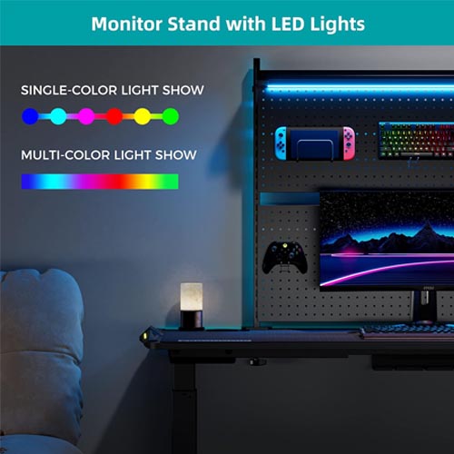 EUREKA Pegboard with Dual Monitor Stand - Image 4