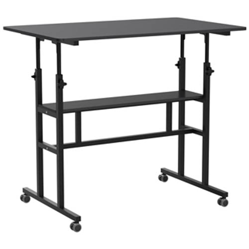 AIZ Mobile & Height Adjustable Standing Computer Desk