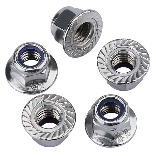 M12-1.75 Serrated Flange Metric Hex Locknuts - Image 4
