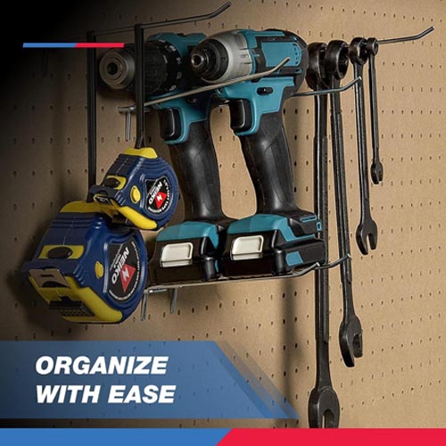 Neiko 4 / 6 / 8 Inch Heavy Duty Pegboard Hooks Kit, 50 Pack - Image 7