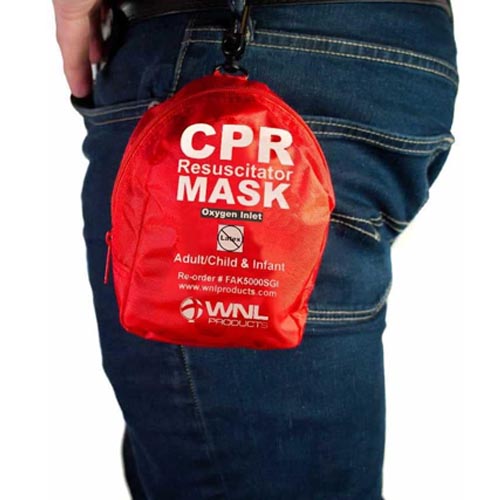 WNL Products CPR Rescue Mask, Soft Carry Case - Image 2