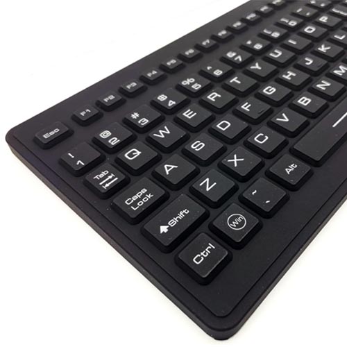DSI KB107 Industrial Waterproof IP68 Keyboard with Built-in Touchpad - Image 8