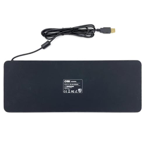 DSI LED IKB98BL Backlit Industrial IP68 Waterproof Keyboard with Touchpad - Image 4