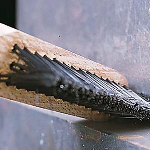 Lessmann Hand Brush - 12 pcs per box , 2 Rows Steel Wire 25mm X (Dia) 0.35mm - Image 4