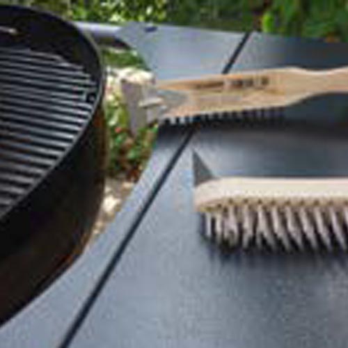 Lessmann Hand Brush - 12 pcs per box , 2 Rows Steel Wire 25mm X (Dia) 0.35mm - Image 3