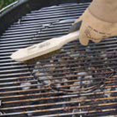 Lessmann Hand Brush - 12 pcs per box , 2 Rows Steel Wire 25mm X (Dia) 0.35mm - Image 2