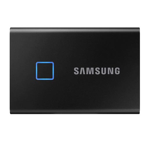 SAMSUNG Touch USB 3.2 Portable Solid State Drive 1TB MU-PC1T0K/WW T7
