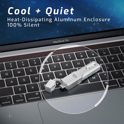 OWC Envoy Pro Mini (250 GB) - Portable SSD, USB-C + USB-A (10Gb/s) - Image 3