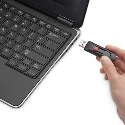 SanDisk SDCZ60-xxxG-B35 Black/Red Cruzer Glide USB 2.0 Retractable Flash Drive 32 to 256 GB - Image 2