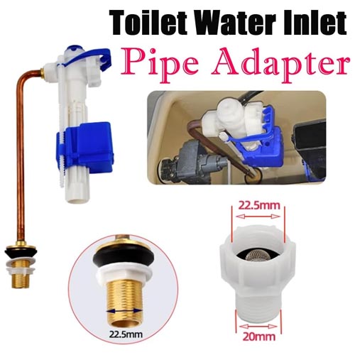 PracticalDeals ABS Toilet Pipe Adapter, 7/8" Female Thread to 1/2" Male Thread - Image 2