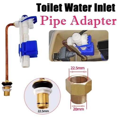 PracticalDealsToilet Copper Pipe Adapter, 7/8" Female Thread to 1/2" Male - Image 2