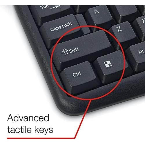 Verbatim Slimline Wired Keyboard USB Plug-and-Play Numeric Keypad 99201 - Image 2