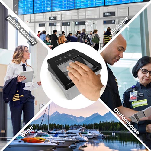 YUUSFJI JYDF500 Ultra-Thin Four-Finger Fingerprint Collector - Image 5