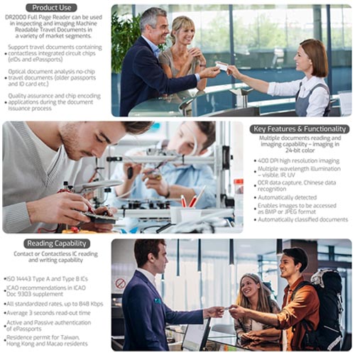 YUUSFJI Passport Scanner,Ultra-Thin Passport Reader JYDR2000B - Image 4