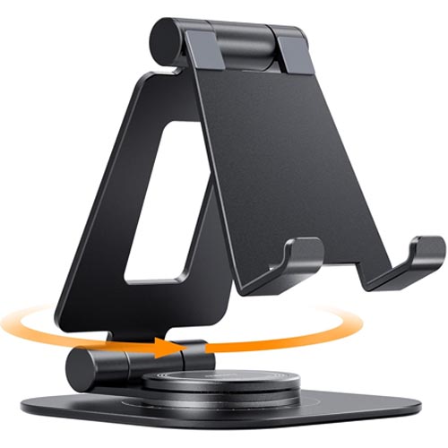 Nulaxy A4-EX 3600 Rotating Adjustable Foldable Desktop Cell Phone Stand