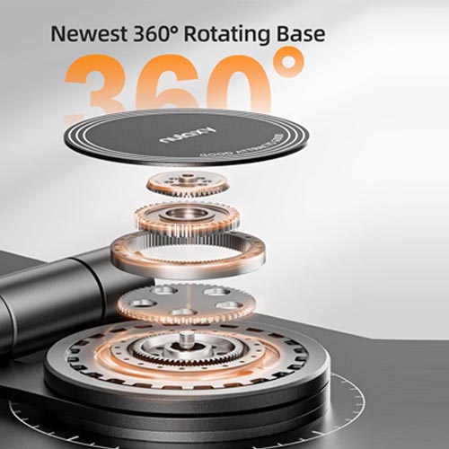 Nulaxy A4-EX 3600 Rotating Adjustable Foldable Desktop Cell Phone Stand - Image 4