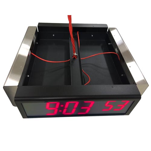 Quad mount for 6 digit Novanex PoE 6 digit LED clock