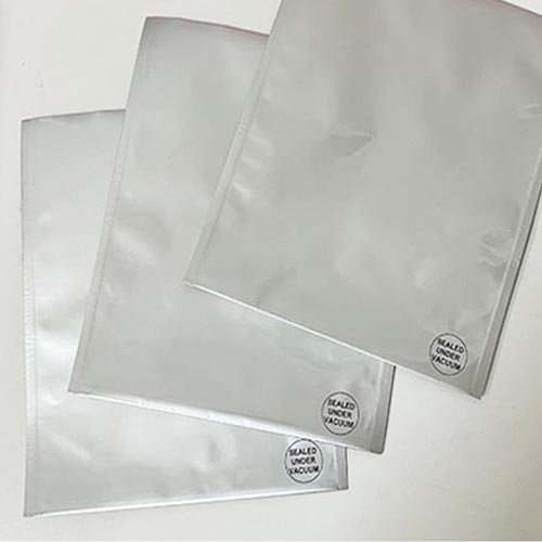 Aluminium Moisture Barrier bag with silver-grey outward, 145 X 170 mm