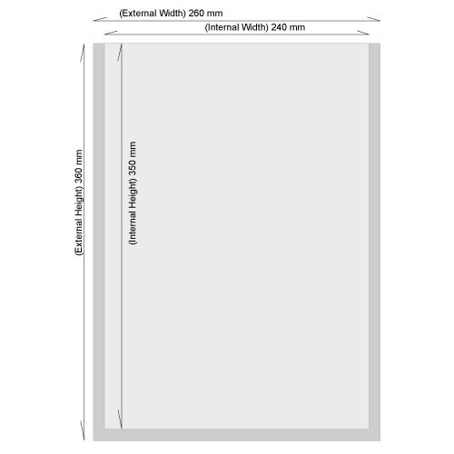 Aluminium Moisture Barrier Vacuum bag 260 X 360 mm - Image 2