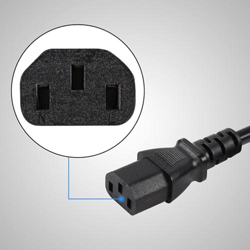 C13 to C13 Power Cable,18AWG 10A 250V IEC 320 - Image 6