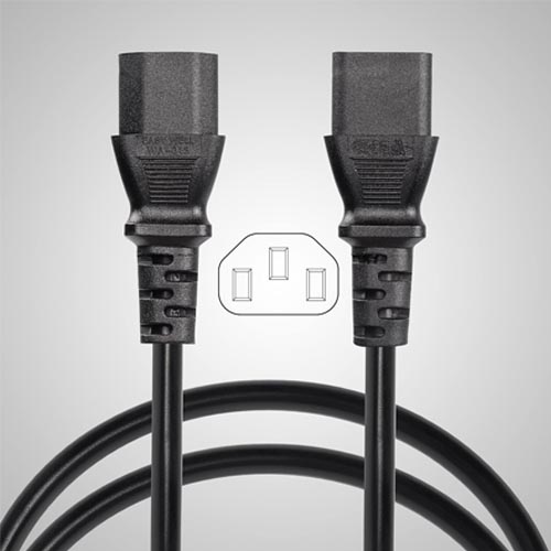 C13 to C13 Power Cable,18AWG 10A 250V IEC 320 - Image 5