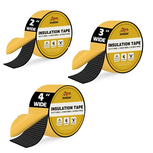 Demedo Foam Pipe Insulation Tape Width Of 2, 3 & 4 Inches