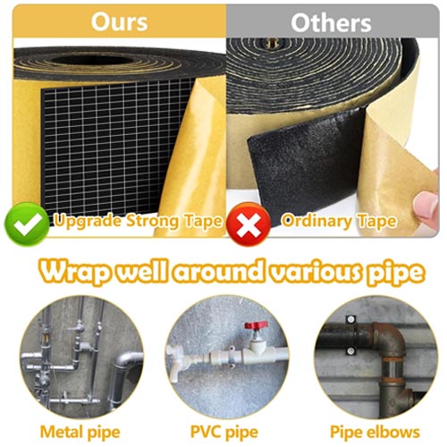 Demedo Foam Pipe Insulation Tape Width Of 2, 3 & 4 Inches - Image 5