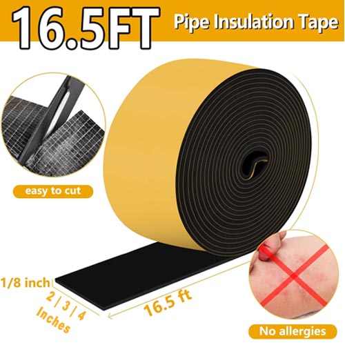 Demedo Foam Pipe Insulation Tape Width Of 2, 3 & 4 Inches - Image 4