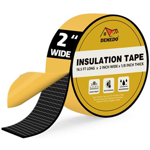 Demedo Foam Pipe Insulation Tape Width Of 2, 3 & 4 Inches - Image 9