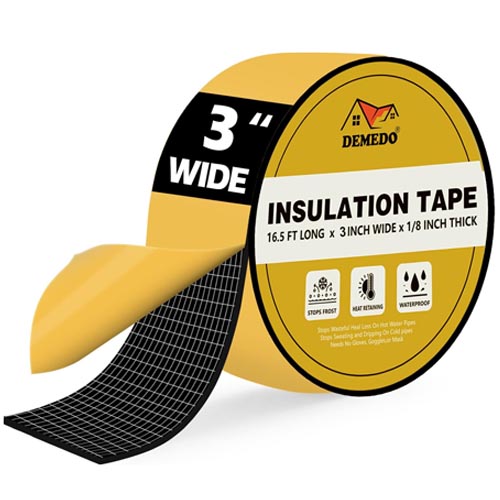 Demedo Foam Pipe Insulation Tape Width Of 2, 3 & 4 Inches - Image 8