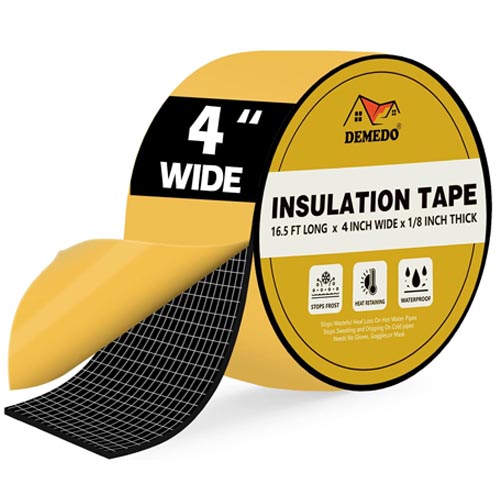 Demedo Foam Pipe Insulation Tape Width Of 2, 3 & 4 Inches - Image 7
