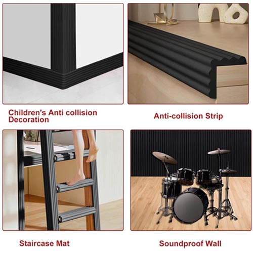 Jeyeou 3in NBR Pipe Insulation Foam Outdoor Tape 19.6ft - Image 2