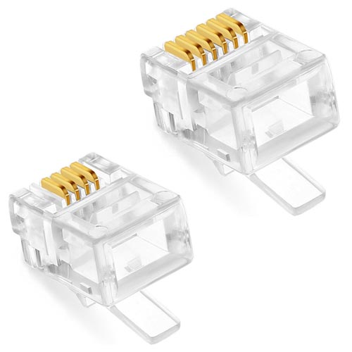 NECABLES RJ11/RJ12 Pass Through Modular Plug - Image 6