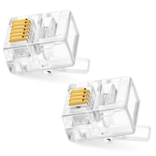 NECABLES RJ11/RJ12 Pass Through Modular Plug - Image 5