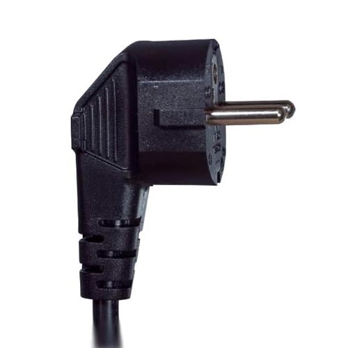 European Schuko Right Angle Power Cord, CEE 7/7 to IEC320 C13 - Image 7