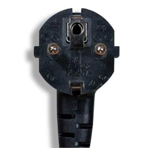 European Schuko Right Angle Power Cord, CEE 7/7 to IEC320 C13 - Image 6