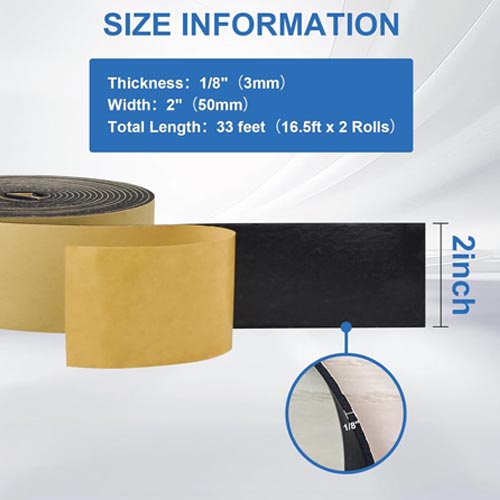 letesult 16.5ft x 2 Rolls Pipe Insulation Tape Wrap, 33 Ft x 2 Inch - Image 7