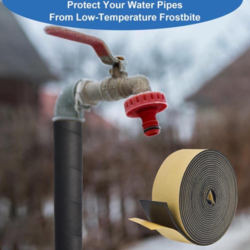 letesult 16.5ft x 2 Rolls Pipe Insulation Tape Wrap, 33 Ft x 2 Inch - Image 4