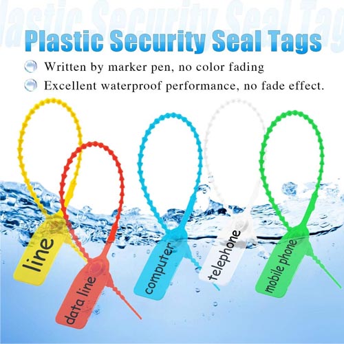 Glarks Plastic Multi-Colour Self-Locking Security Zip Ties - Image 4