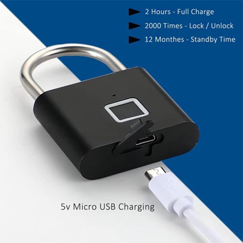 HO-ZWS-1 Smart Biometric Fingerprint Padlock - Image 4