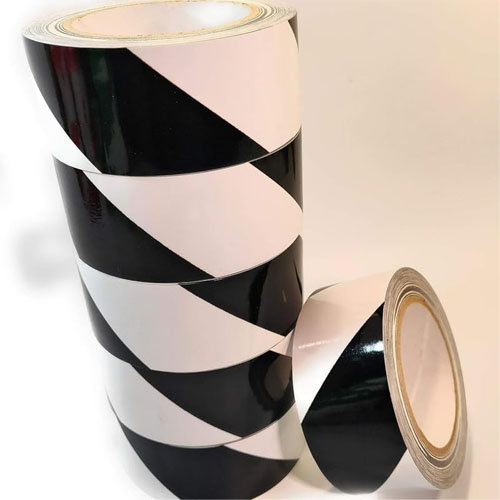 LiteMark Hazard Floor Marking Tape Black/White - Image 3