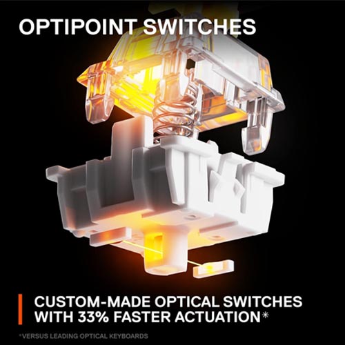 SteelSeries Apex 9 TKL 64847 – HotSwap Optical Mini Keyboard - Image 8