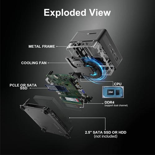 Intel NUC 11 with Newest 11th Gen Quad-Core - Image 6