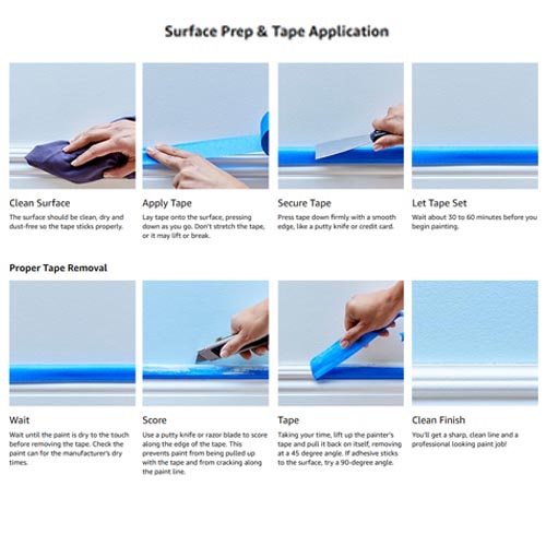 3M ScotchBlue Painter's Tape 1.41 Inches x 60 Yards - Image 2