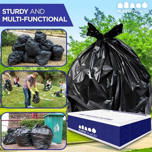 Plasticplace 42 Gallon Trash Bags (50 Count) - Image 3