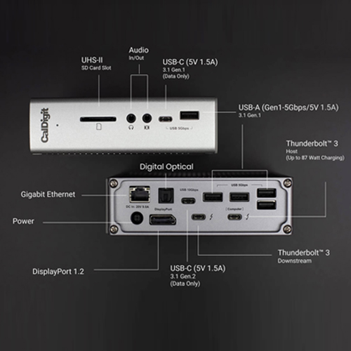 CalDigit TS3 Plus Thunderbolt 3 Dock – 15 Ports 87W Charging - Image 10