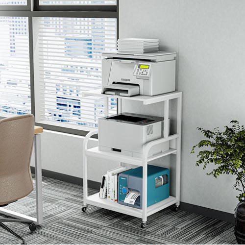 EasyCom Model PS 003 Large 3 Tier Printer Stand Table with Wheels - Image 8
