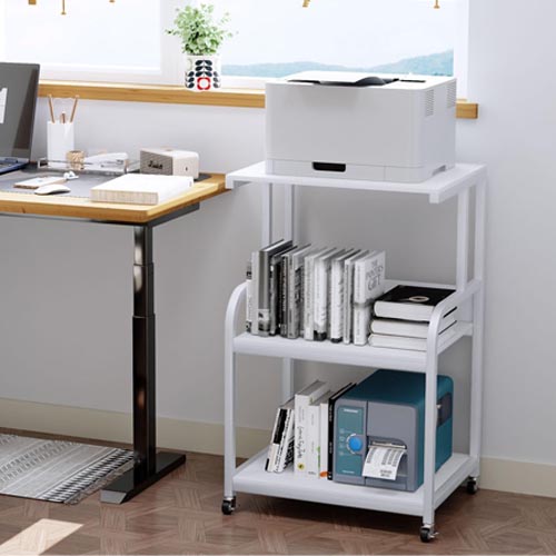 EasyCom Model PS 003 Large 3 Tier Printer Stand Table with Wheels - Image 3