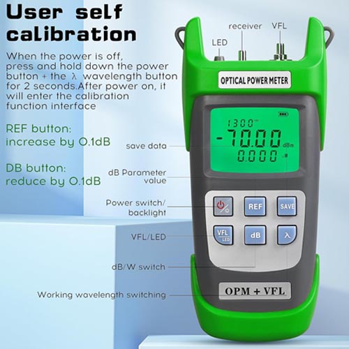 BAOSHLA A-G710B Optical Fiber Power Meter - Image 3